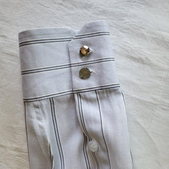 Hermes Button Down Cotton Striped Shirt - Picture 10 of 10